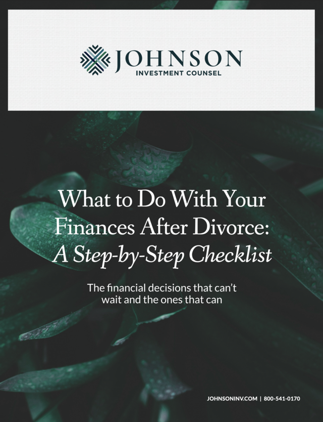 Post-Divorce Financial Checklist Front Cover